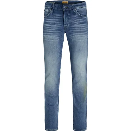 Slim-Fit Tapered Leg Jeans , Herren, Größe: W28 L32 - jack & jones - Modalova