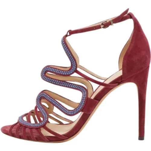 Pre-owned Wildleder sandals , Damen, Größe: 38 EU - Alexandre Birman Pre-owned - Modalova