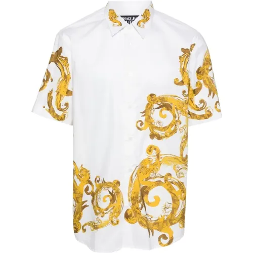 Mens Clothing Shirts Ss24 , male, Sizes: M, L, S - Versace Jeans Couture - Modalova