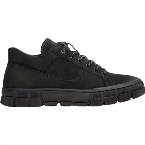 Herren Schwarze Winter Schuhe aus echtem Nubuk Er00112050 - Estro - Modalova