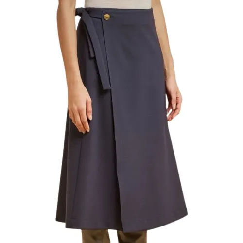 Elegant A-Line Skirt , Damen, Größe: 2XS - Liviana Conti - Modalova