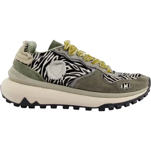 Zebra Print Freizeitschuhe , Damen, Größe: 38 EU - Satorisan - Modalova