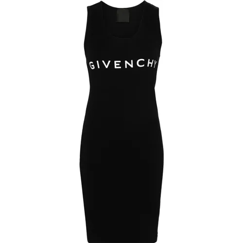 Schwarzes Tankkleid Baumwoll-Jersey Archetipo , Damen, Größe: S - Givenchy - Modalova