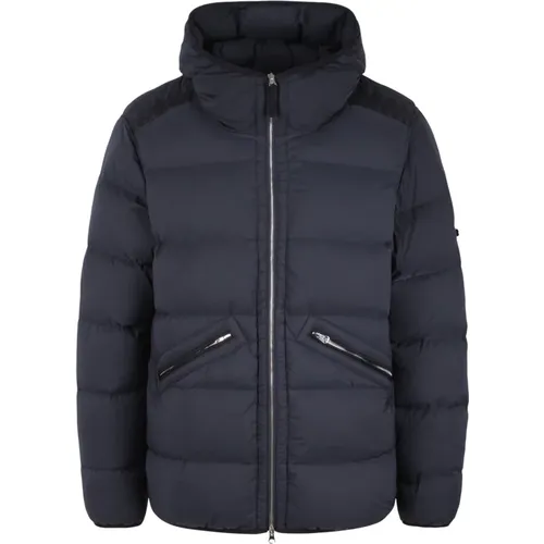 Seamless Tunnel Nylon Down Jacket , male, Sizes: L - Stone Island - Modalova