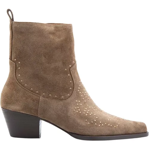 Western Style Wildleder Stiefelette , Damen, Größe: 36 EU - Toral - Modalova