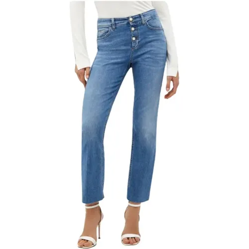 High Waist Princess Crop Flare Jeans , Damen, Größe: W27 - Liu Jo - Modalova