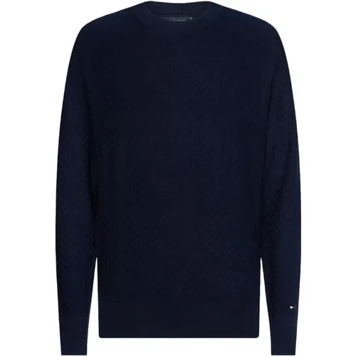 Pullover , Herren, Größe: M - Tommy Hilfiger - Modalova