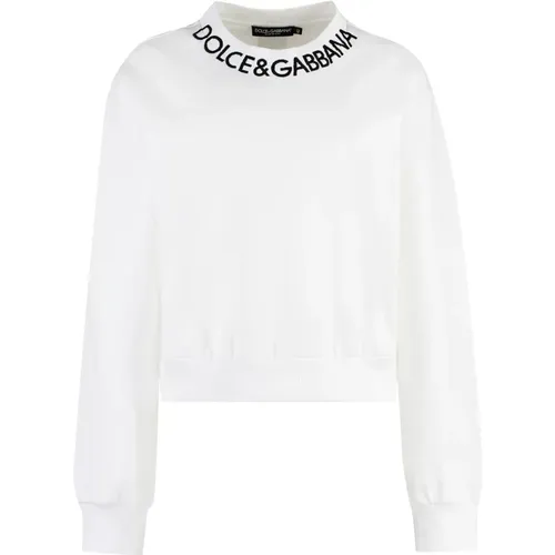 Baumwoll Rundhals Sweatshirt - Dolce & Gabbana - Modalova