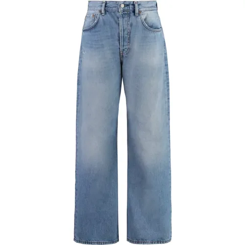 Classic Denim Jeans with Copper Details , female, Sizes: W29 - Acne Studios - Modalova