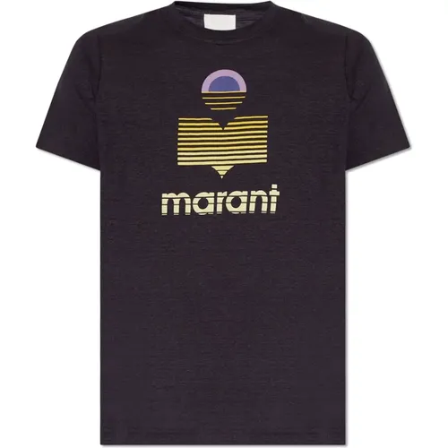 ‘Karman’ Leinen T-Shirt , Herren, Größe: L - Isabel marant - Modalova
