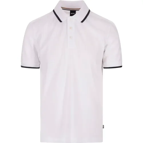 Slim Fit Polo Shirt Stripes , male, Sizes: L, M, 2XL, XL, S - Hugo Boss - Modalova