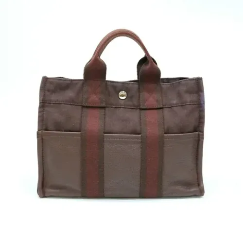 Pre-owned Canvas totes , female, Sizes: ONE SIZE - Hermès Vintage - Modalova