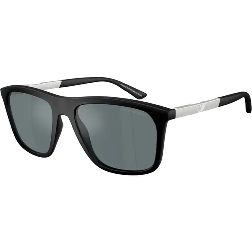 Stylische Sonnenbrille Ea4237 50016G , Herren, Größe: 57 MM - Emporio Armani - Modalova