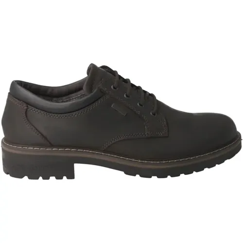 Brauner Gore-Tex Herrenschuh , Herren, Größe: 42 EU - IGI&Co - Modalova