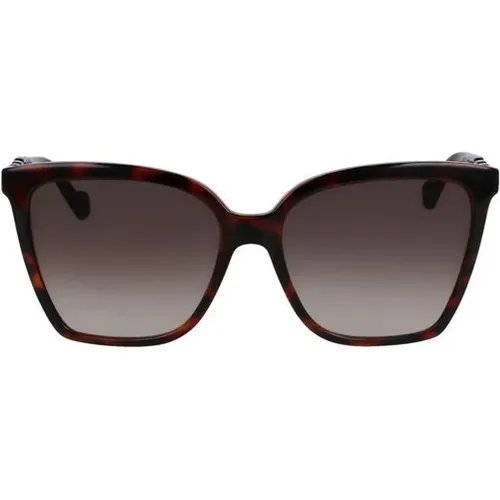 Square Sunglasses Contrast Details , female, Sizes: ONE SIZE - Liu Jo - Modalova