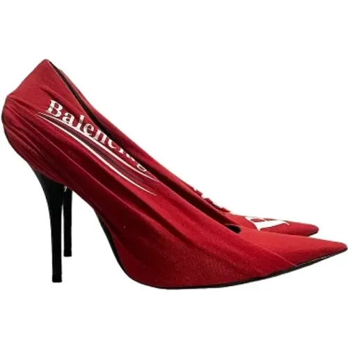 Pre-owned Canvas heels , female, Sizes: 7 UK - Balenciaga Vintage - Modalova