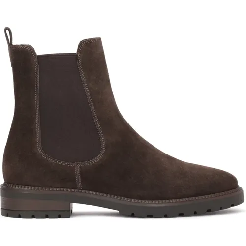 Dunkelbraune Wildleder Chelsea Boots - Kazar - Modalova