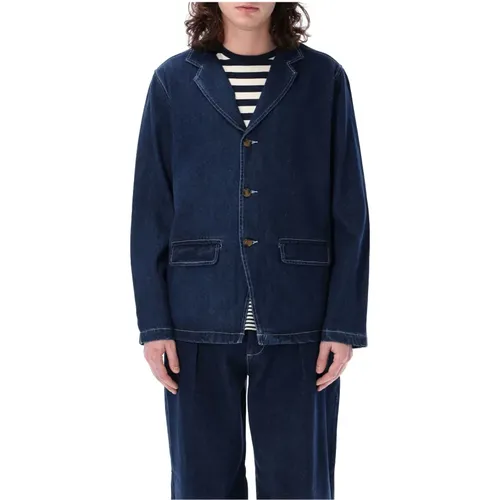 Men's Clothing Jackets & Coats Dark Ss24 , male, Sizes: M, S - Pop Trading Company - Modalova