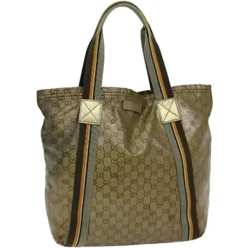 Pre-owned Canvas gucci-bags , female, Sizes: ONE SIZE - Gucci Vintage - Modalova