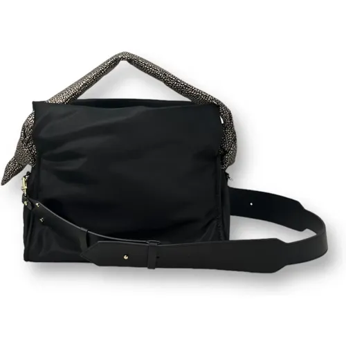 Small Hobo Shoulder Bag , female, Sizes: ONE SIZE - Borbonese - Modalova
