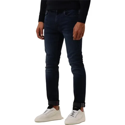 Slim Fit Core Bleecker Blaue Jeans , Herren, Größe: W34 L36 - Tommy Hilfiger - Modalova