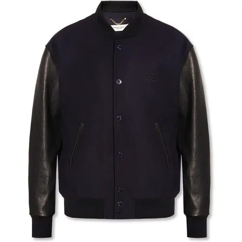 Jacket in contrasting fabrics , male, Sizes: XL, L - Golden Goose - Modalova