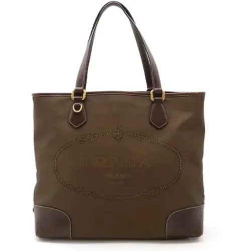 Pre-owned Canvas totes , female, Sizes: ONE SIZE - Prada Vintage - Modalova