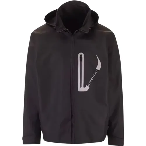 Puzzle Windbreaker Jacket , male, Sizes: L - Givenchy - Modalova