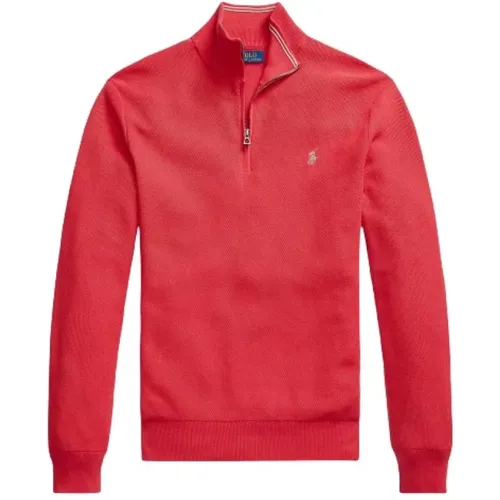 Zip Polo Sweater , male, Sizes: XS, M, S, XL, 2XL, L - Polo Ralph Lauren - Modalova