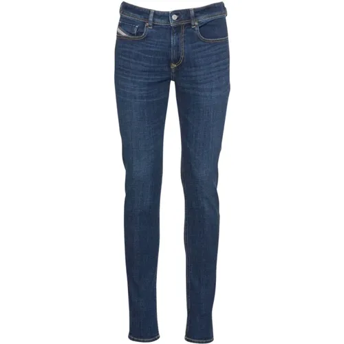 Niedrig geschnittene Skinny Stretch Jeans - Blau , Herren, Größe: W31 L32 - Diesel - Modalova