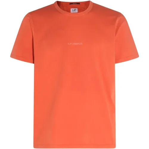 Cotton T-shirt - Vibrant Upgrade , male, Sizes: XL, M, L - C.P. Company - Modalova