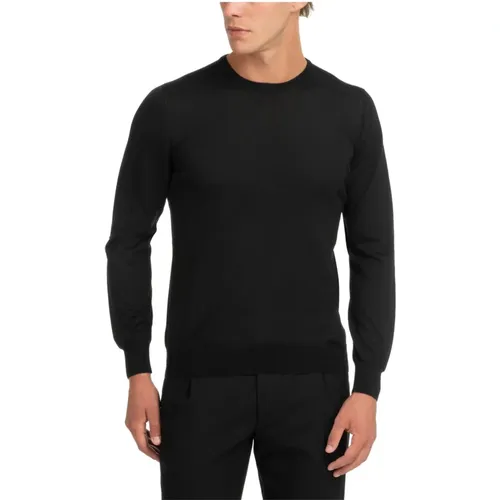 Plain Sweater for Men , male, Sizes: M - Lardini - Modalova