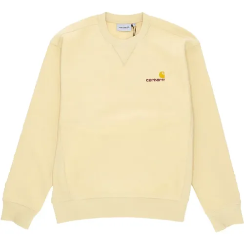 Amerikanisches Script Sweatshirt , Herren, Größe: L - Carhartt WIP - Modalova