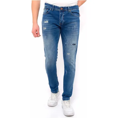 Herren Slim Fit Jeans - Dc-036 - True Rise - Modalova