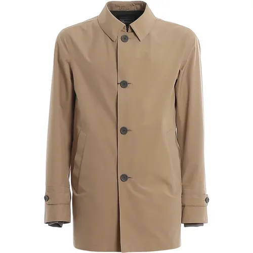 Ss21 Waterproof Jacket with Button Closure , male, Sizes: XL - Herno - Modalova
