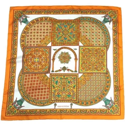 Pre-owned Silk scarves , female, Sizes: ONE SIZE - Hermès Vintage - Modalova