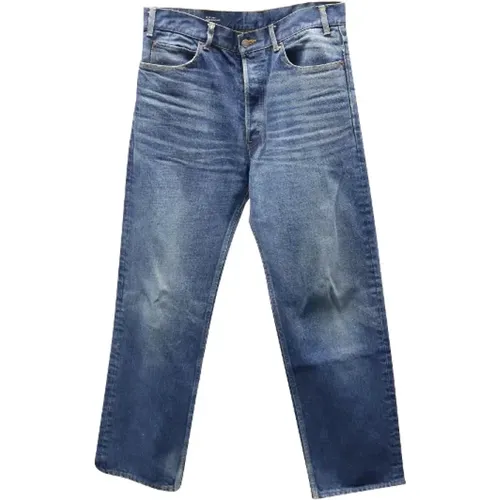 Pre-owned Cotton jeans , male, Sizes: S - Celine Vintage - Modalova