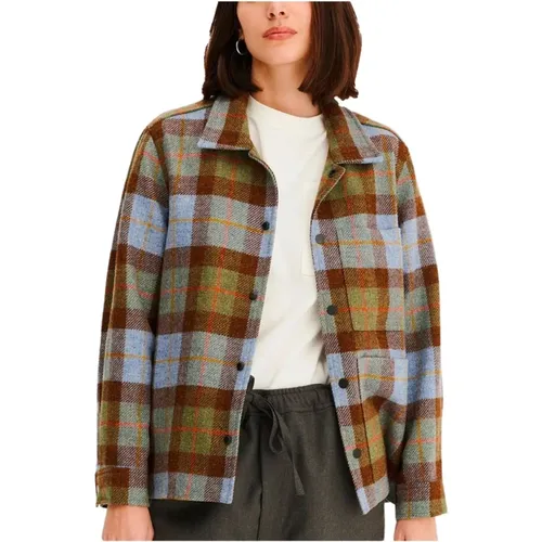 Wool Unisex Jacket , female, Sizes: L - Noyoco - Modalova