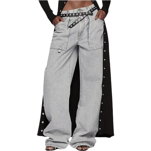 Effie Long Jeans , female, Sizes: W26, W27 - The Attico - Modalova