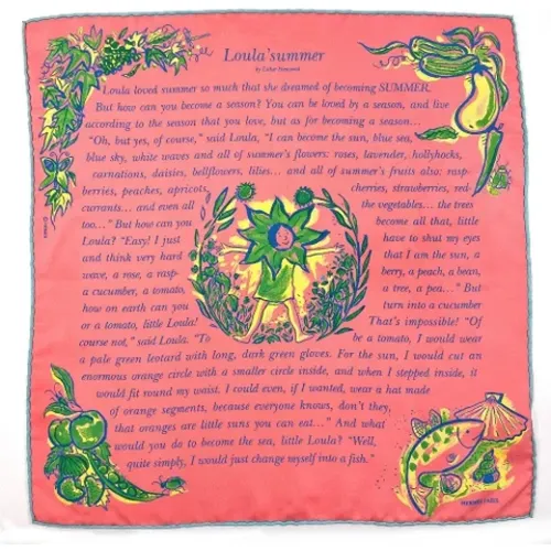 Pre-owned Silk scarves , female, Sizes: ONE SIZE - Hermès Vintage - Modalova