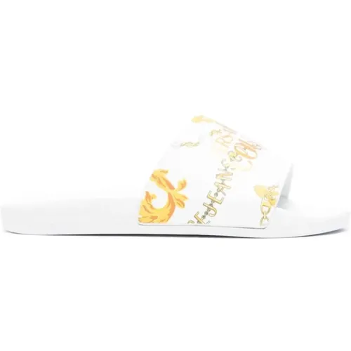 Weiße Sandalen für Frauen , Damen, Größe: 35 EU - Versace Jeans Couture - Modalova