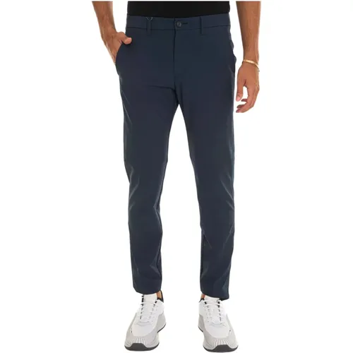 Wasserabweisende Slim Fit Chino , Herren, Größe: S - Boss - Modalova