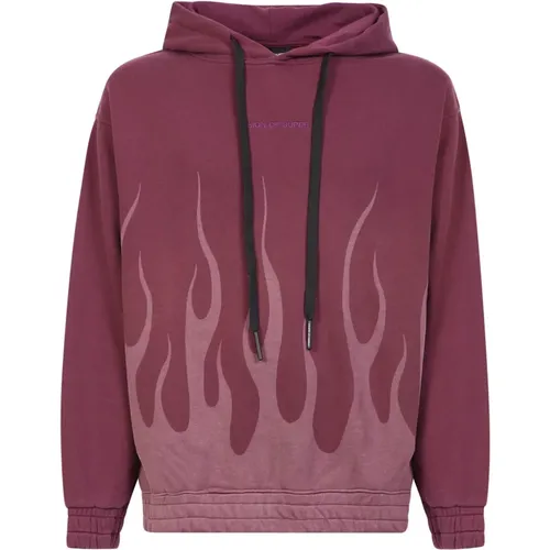 Vision von super korrosivem FS Hoodie. Hergestellt aus weicher Baumwolle mit einem mutigen und innovativen Design , Herren, Größe: S - VISION OF SUPER - Modalova