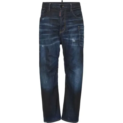 Navy Denim Jeans Classic Design , male, Sizes: XL, XS, S, M, L - Dsquared2 - Modalova