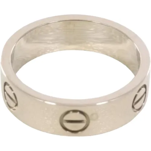 Pre-owned Metal rings , female, Sizes: ONE SIZE - Cartier Vintage - Modalova