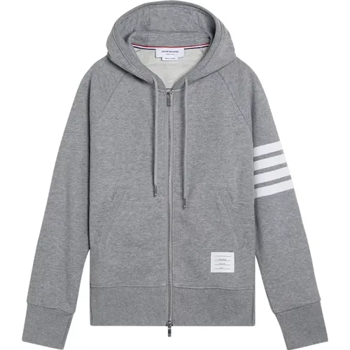 Zip Cardigan Sweatshirt , male, Sizes: S, M, L - Thom Browne - Modalova