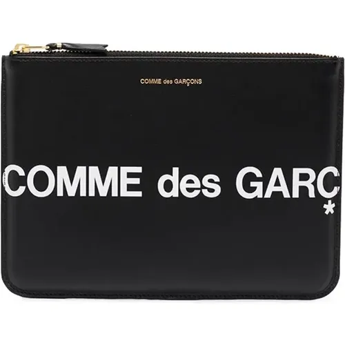 Leather Logo Wallet , male, Sizes: ONE SIZE - Comme des Garçons - Modalova