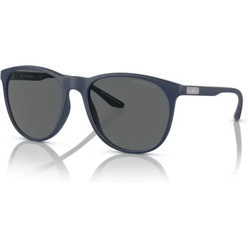 Silberblaue Sonnenbrille - Emporio Armani - Modalova