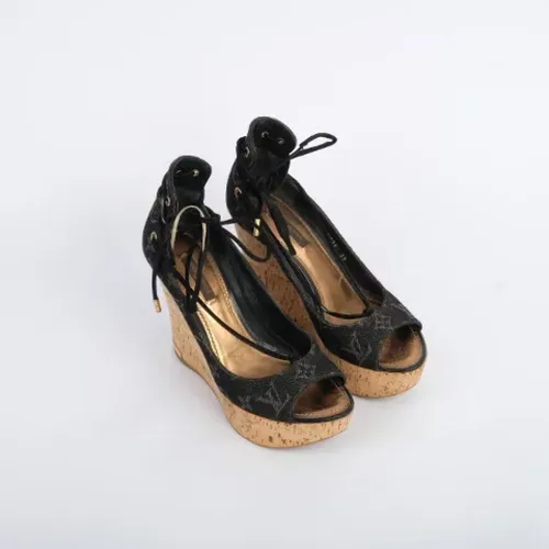 Pre-owned Canvas sandals , female, Sizes: 6 UK - Louis Vuitton Vintage - Modalova