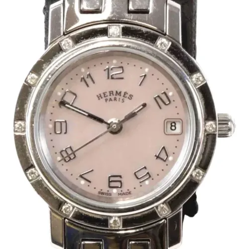 Pre-owned Stainless Steel watches , female, Sizes: ONE SIZE - Hermès Vintage - Modalova